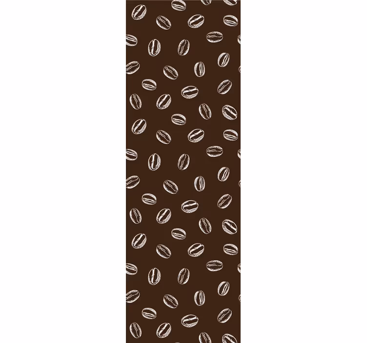 Kitchen blind coffee beans seamless pattern - TenStickers
