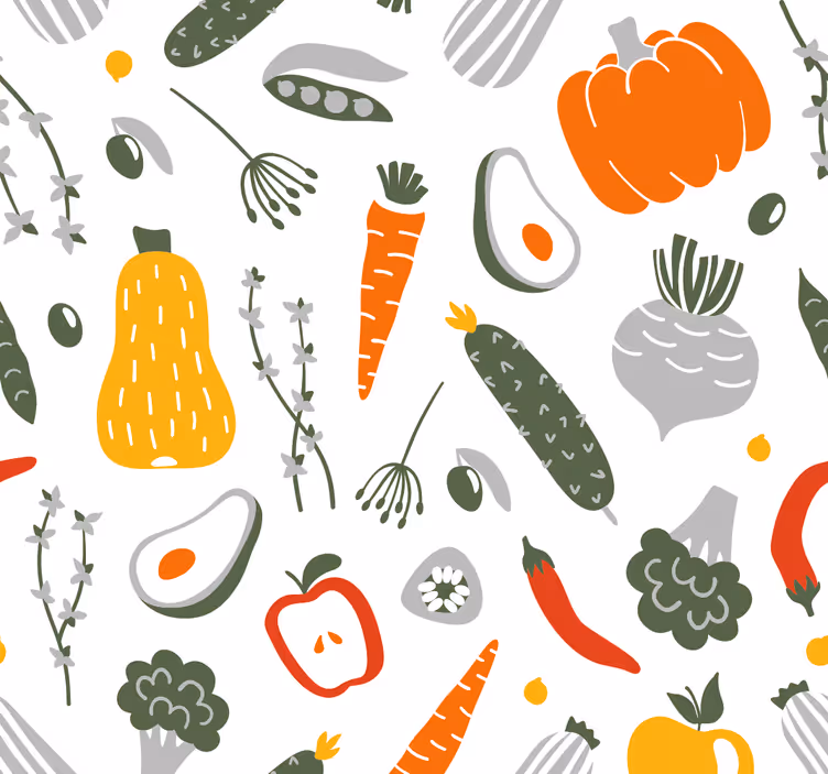 Kitchen blind fruit and vegetable collection - TenStickers