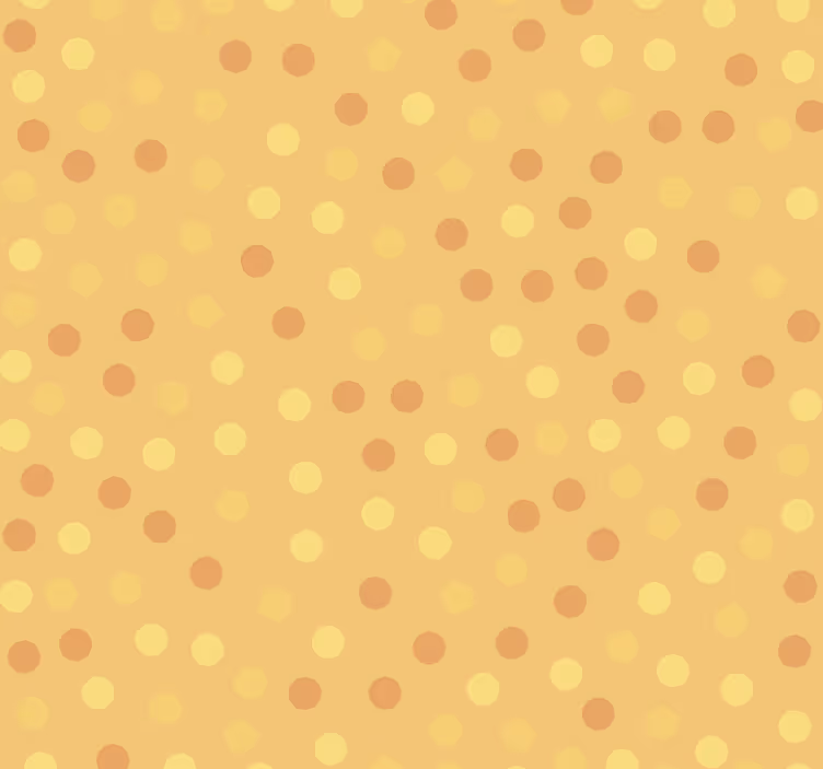 Kitchen blind orange circles wallpaper - TenStickers