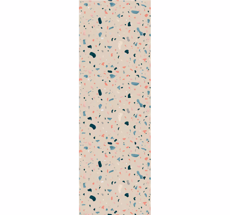 Kitchen blind with hand-painted terrazzo design - TenStickers