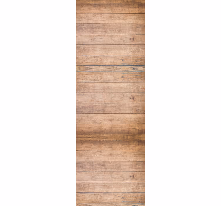 Dining room blind horizontal rustic wood - TenStickers