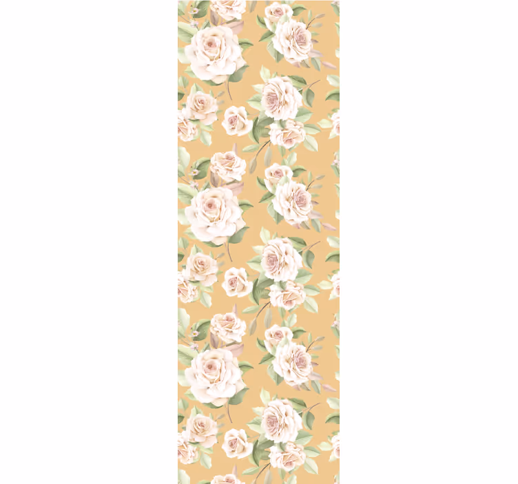 Dining room blind in french provincial roses pattern - TenStickers