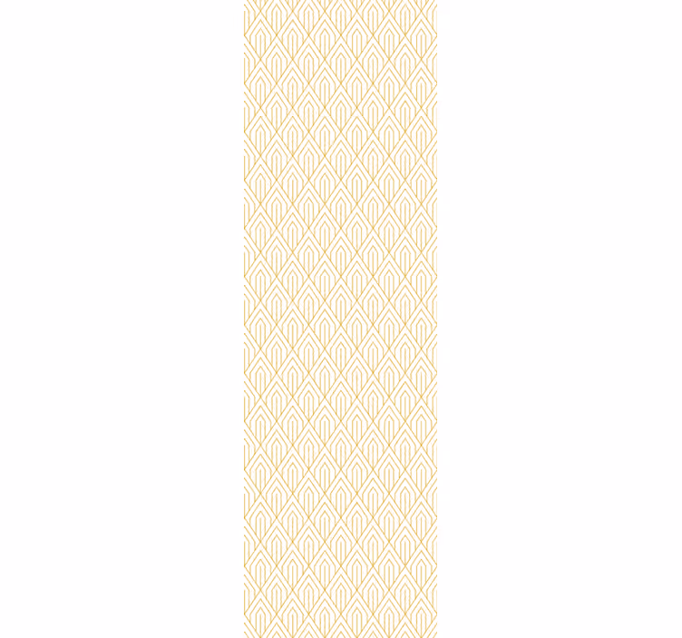 Dining room blind with modern white pattern - TenStickers