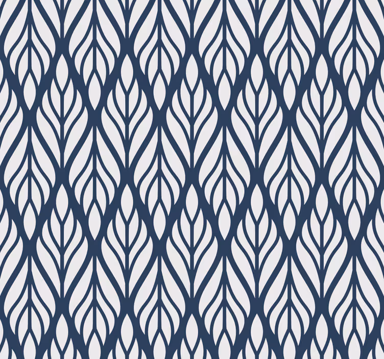 Dining room blind in glamour grey blue pattern - TenStickers