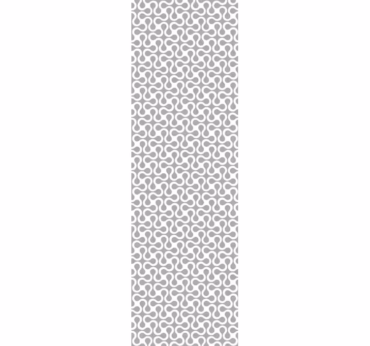 Modern white twister dining room blind - TenStickers
