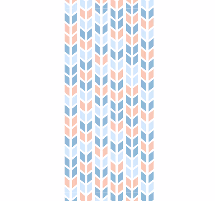Dining room blind in nordic vertical arrows design - TenStickers