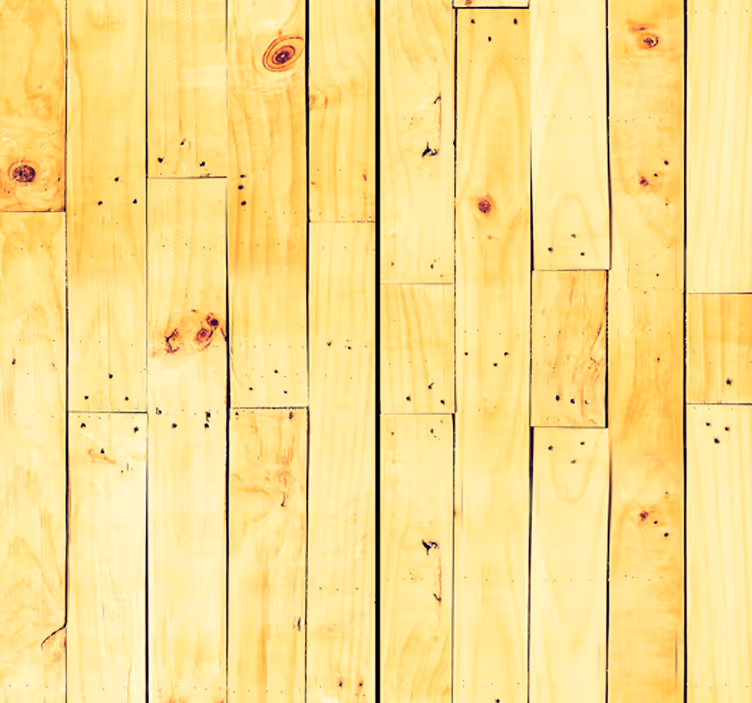 Dining room blind in russet floor design - TenStickers