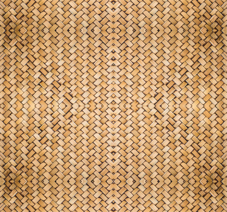 Bamboo woven effect dining room blind - TenStickers