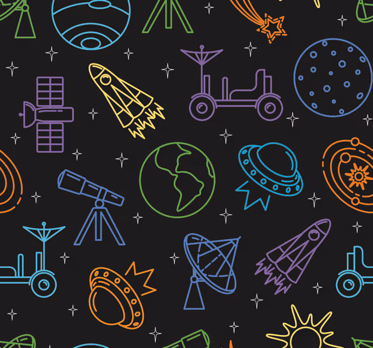 Childrens blind celestial exploration - TenStickers