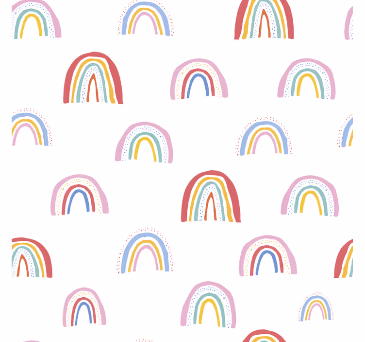 Childrens blind with colorful rainbow patterns - TenStickers