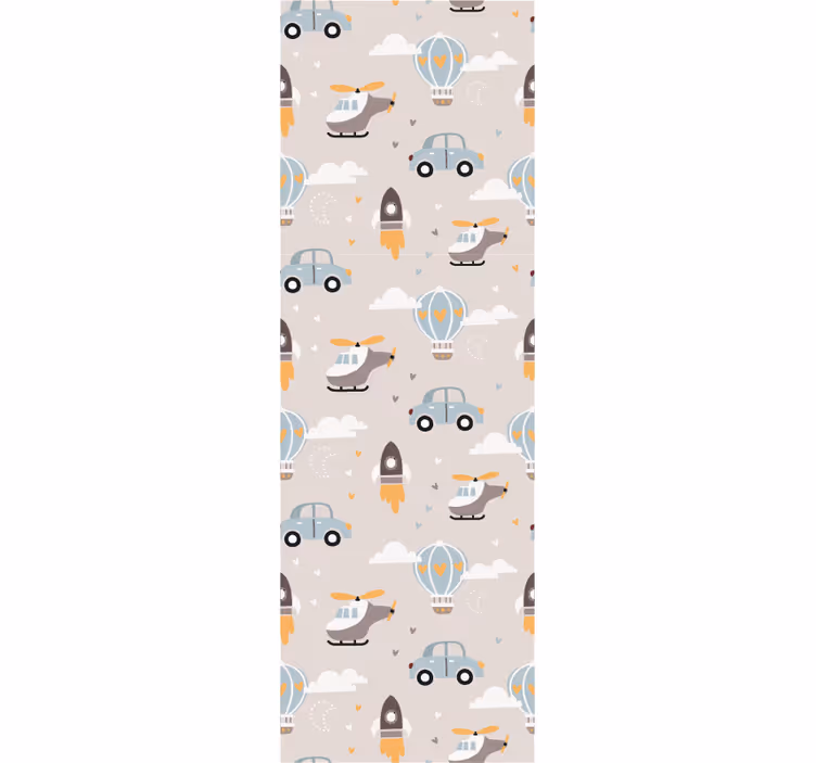 Childrens blind playful vehicles design - TenStickers