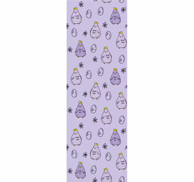 Childrens blind chick pattern design - TenStickers