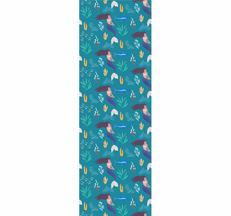 Childrens blind mermaid underwater - TenStickers