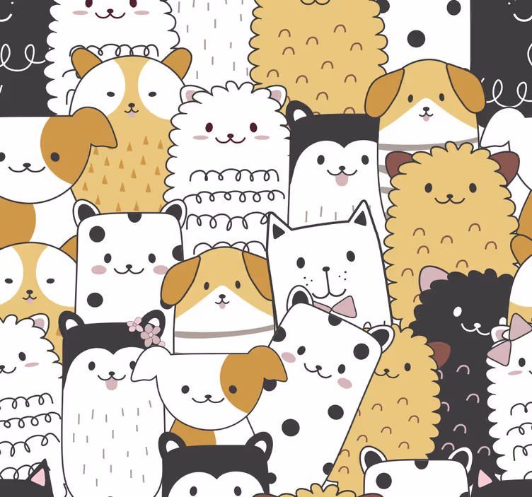 Childrens blind with adorable puppy design - TenStickers