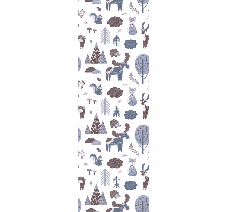 Childrens blind nordic animals - TenStickers
