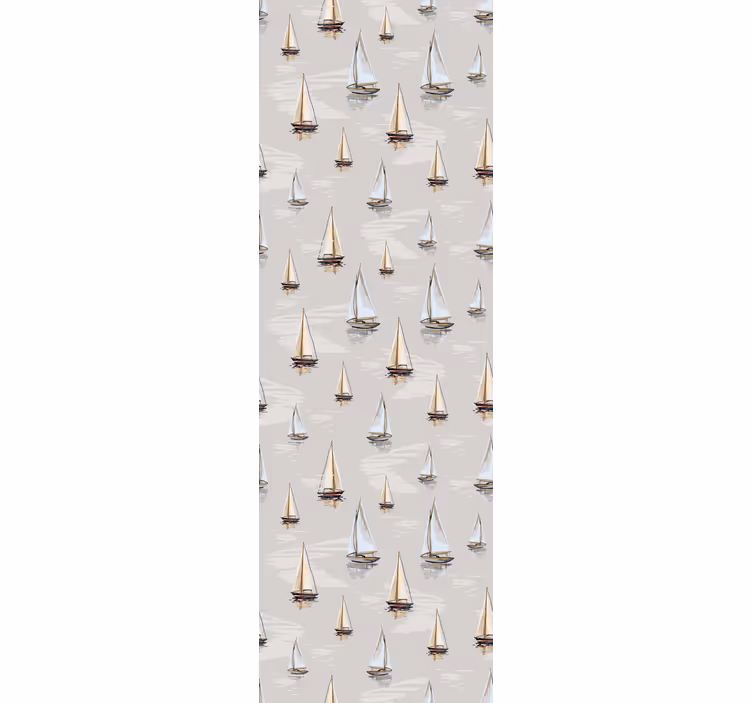 Childrens blind with elegant sailboat pattern - TenStickers
