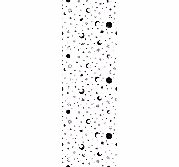 Childrens blind outerspace with stars - TenStickers