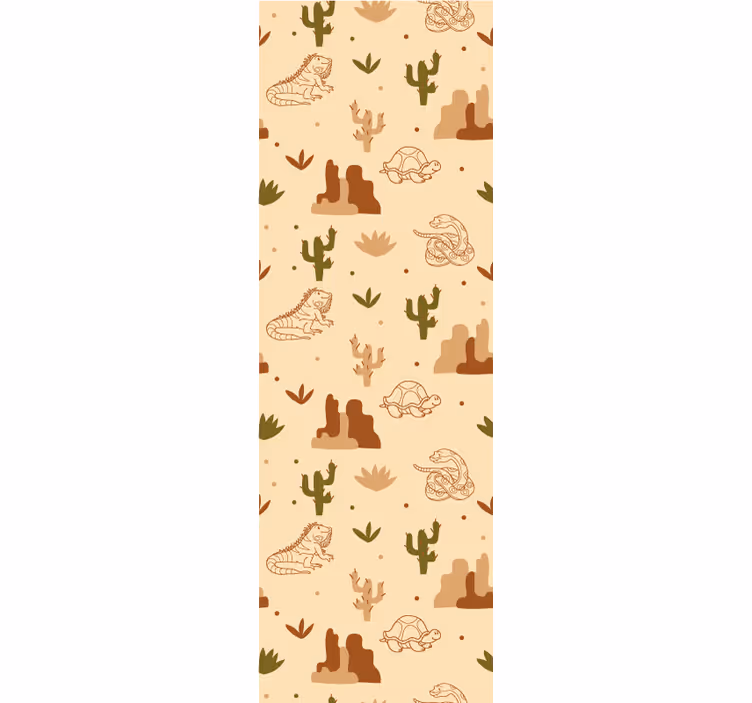 Childrens blind featuring desert wild animals - TenStickers