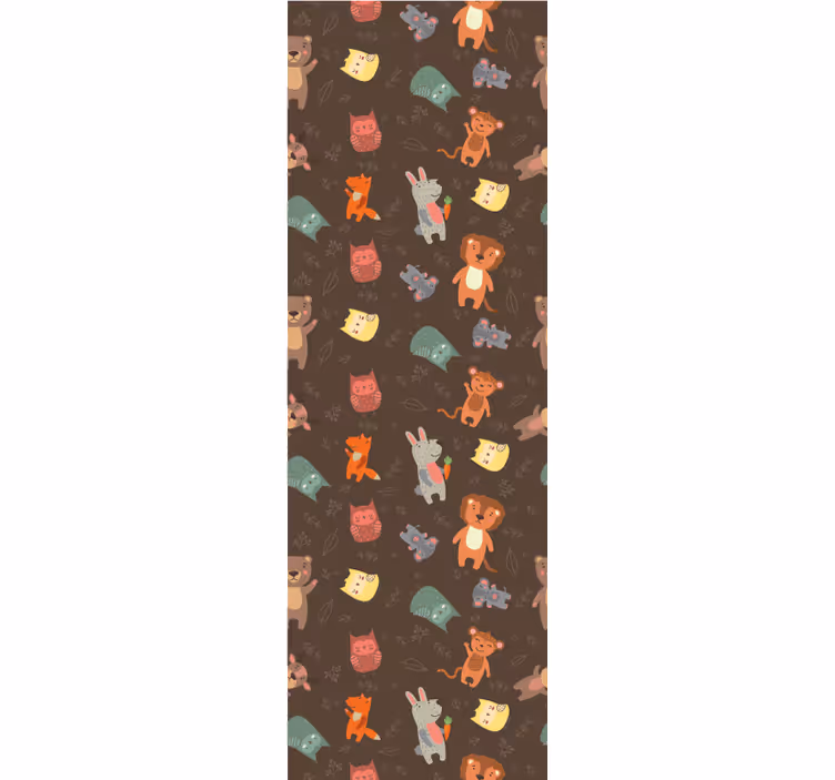 Childrens blind featuring adorable wild animals and owls - TenStickers