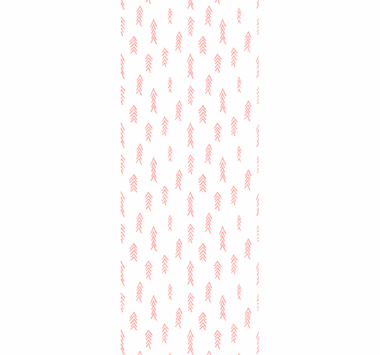 Childrens blind in pink arrows pattern on white - TenStickers