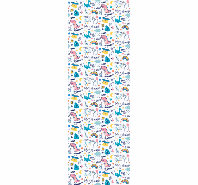Childrens blind kids concept illustration of hand draws - TenStickers