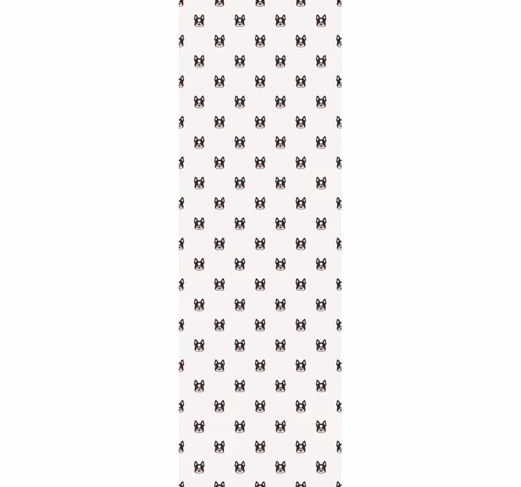 Childrens blind featuring french bulldog cartoon design - TenStickers