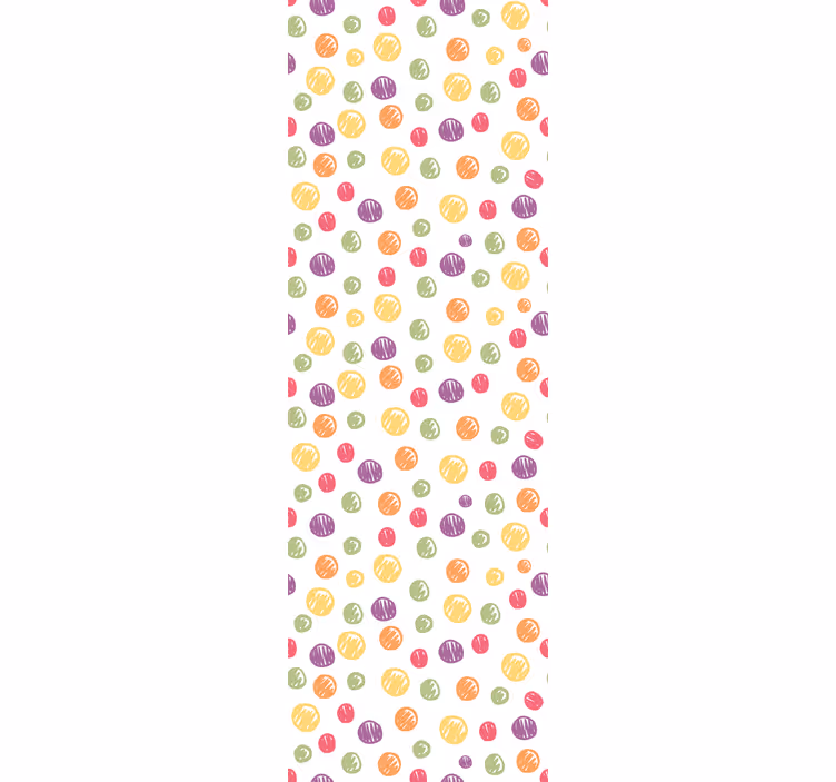 Childrens blind with colorful polka dots pattern - TenStickers