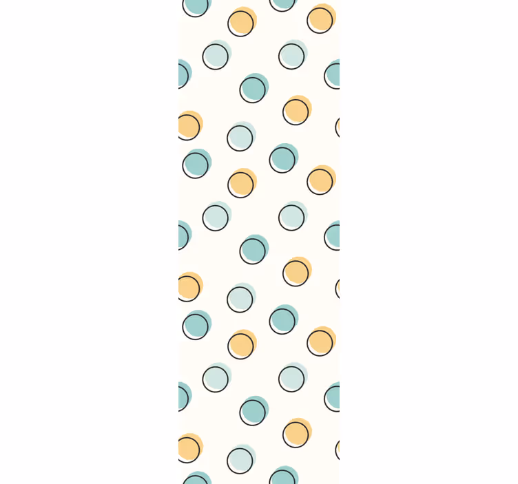 Colorful polka dots childrens blind - TenStickers