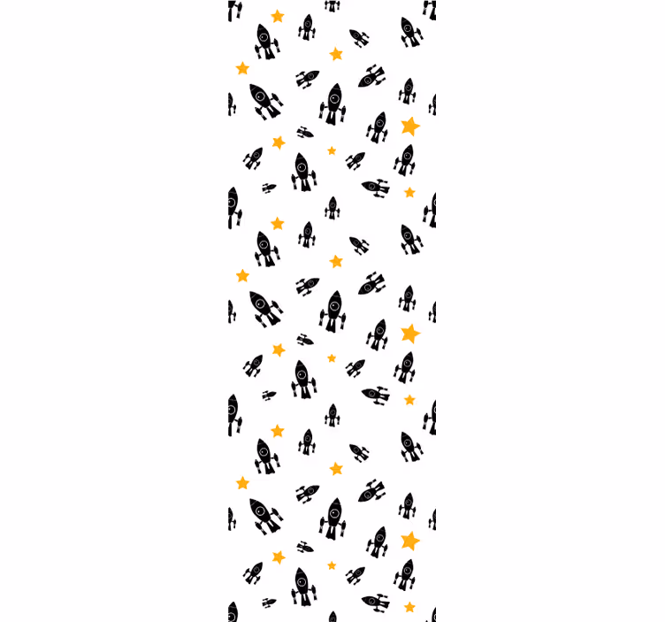 Childrens blind black rockets - TenStickers
