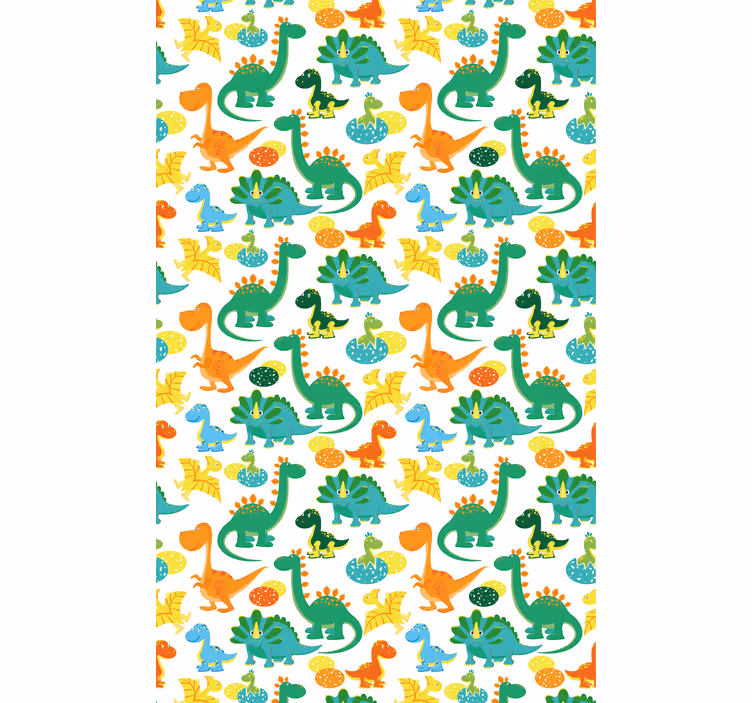 Childrens blind with colorful dinosaur pattern - TenStickers