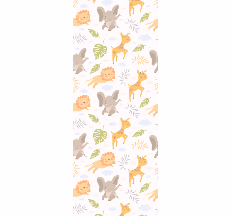 Childrens blind in nordic minimalist safari style - TenStickers