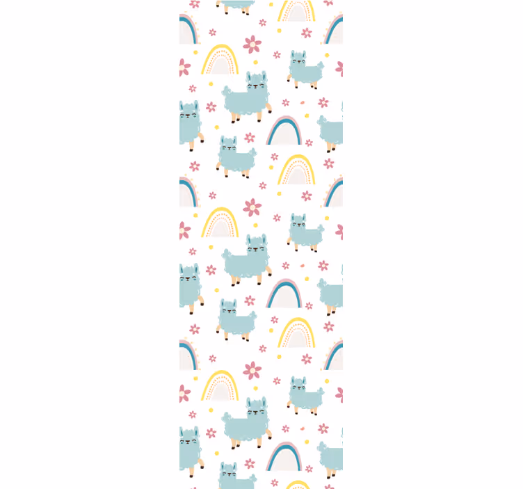 Childrens blind with funny sheep unicorns pattern - TenStickers
