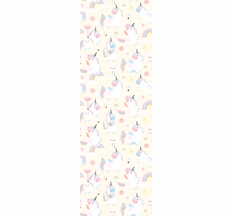 Childrens blind fantasy unicorns - TenStickers