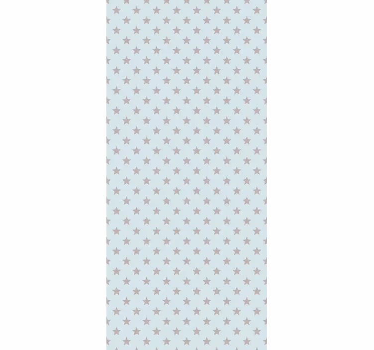 Childrens blind blue background with gray stars - TenStickers