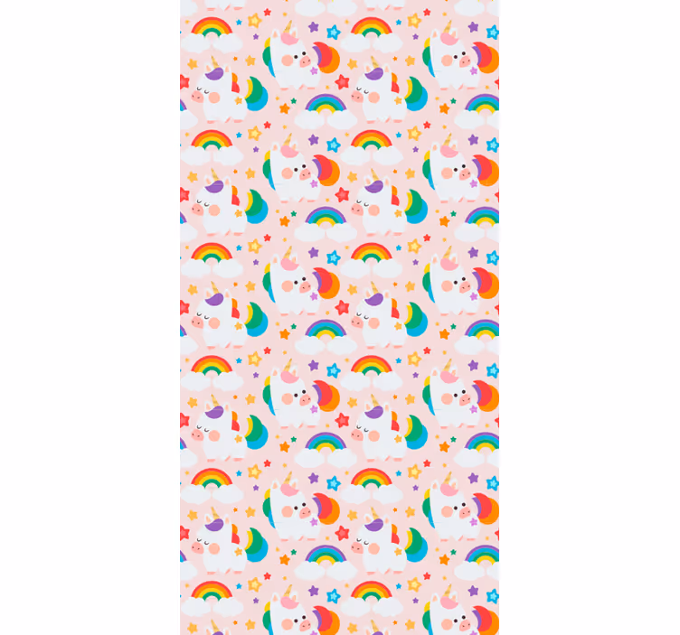 Childrens blind colorful horses - TenStickers