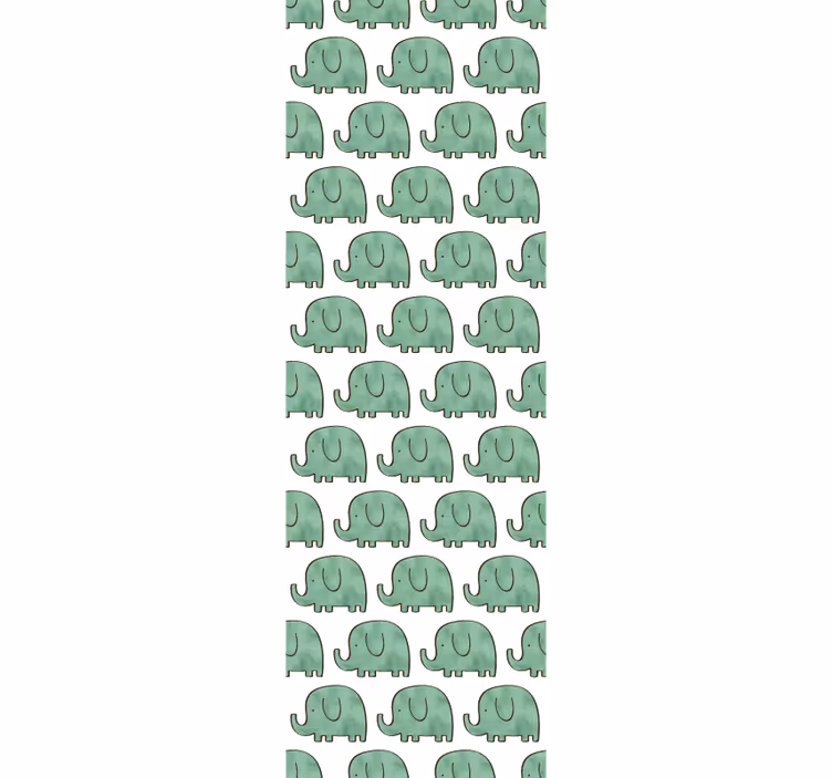 Childrens blind with adorable elephant pattern - TenStickers