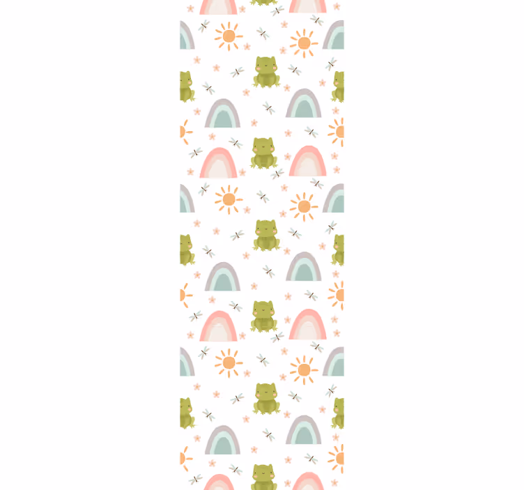 Childrens blind cute frog cartoon tropical design - TenStickers