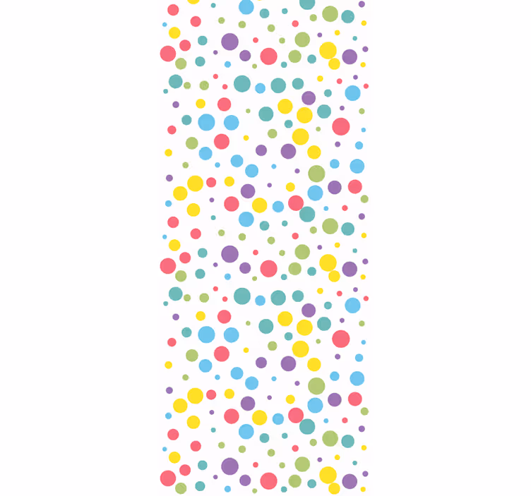 Childrens blind with vibrant polka dot design - TenStickers