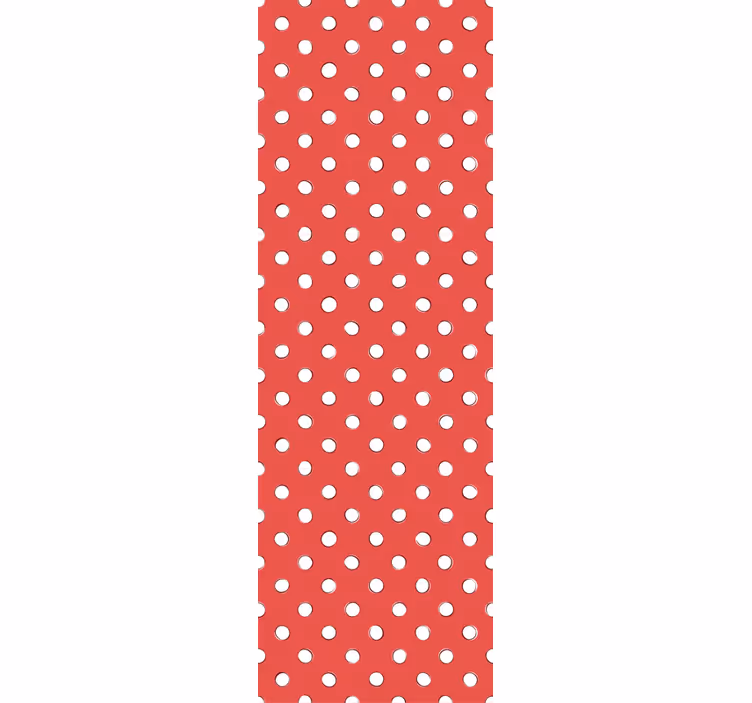 Childrens blind with white retro polka dots - TenStickers