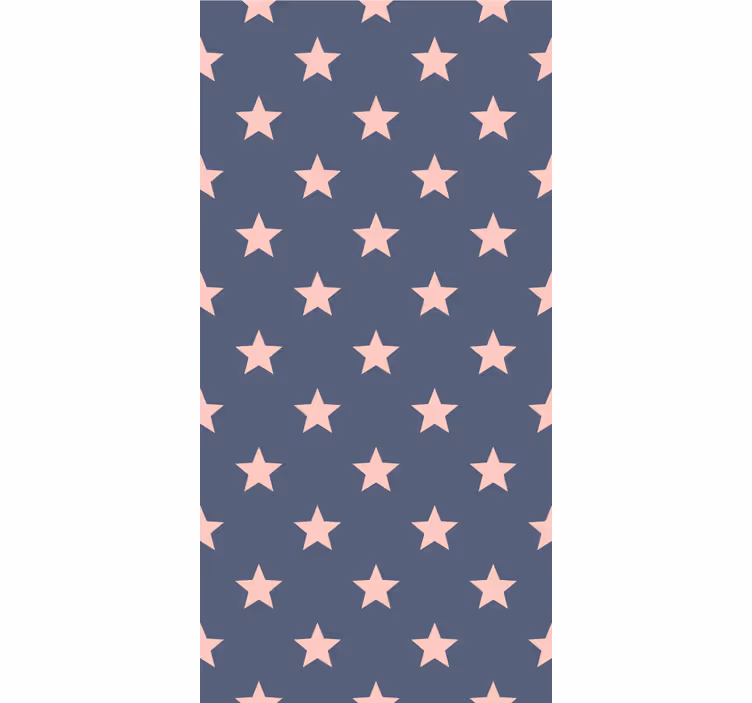 Childrens blind in pink and grey stars - TenStickers