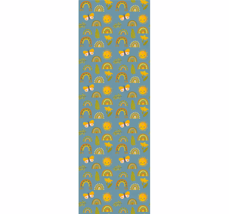 Childrens blind with messy bold hand-drawn pattern - TenStickers