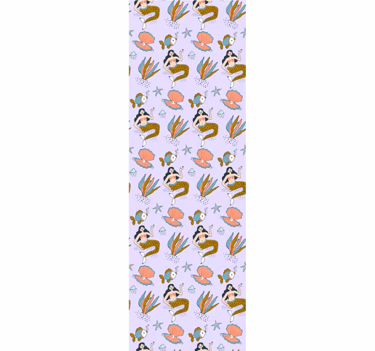 Childrens blind with mermaids and shells design - TenStickers