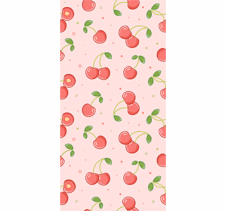 Childrens blind pink cherries - TenStickers