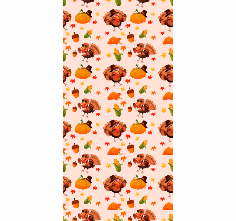 Childrens blind cool thanksgiving turkeys - TenStickers