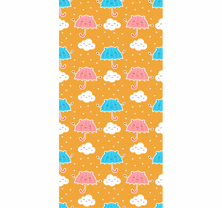Childrens blind with colourful umbrella design - TenStickers