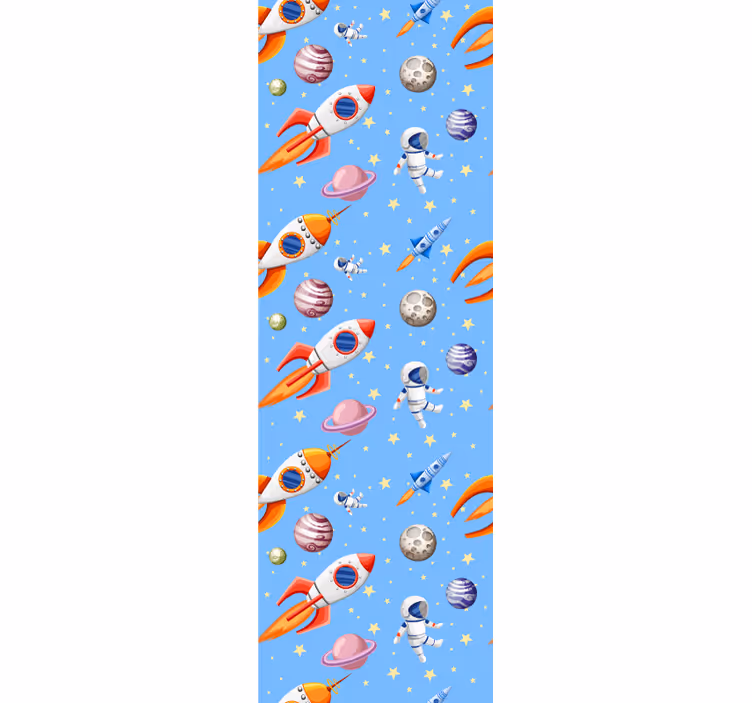 Childrens blind watercolour baby space design - TenStickers