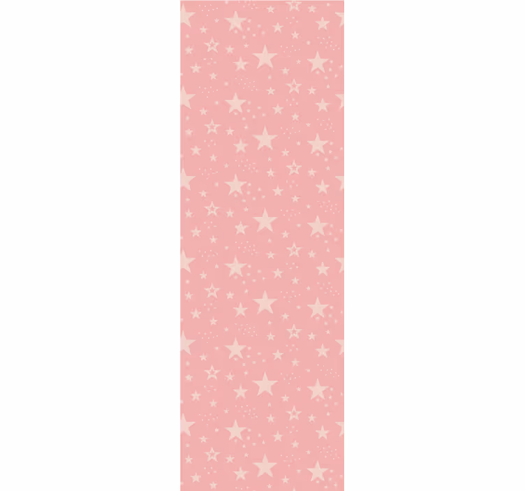 Childrens blind light pink stars on dark pink - TenStickers