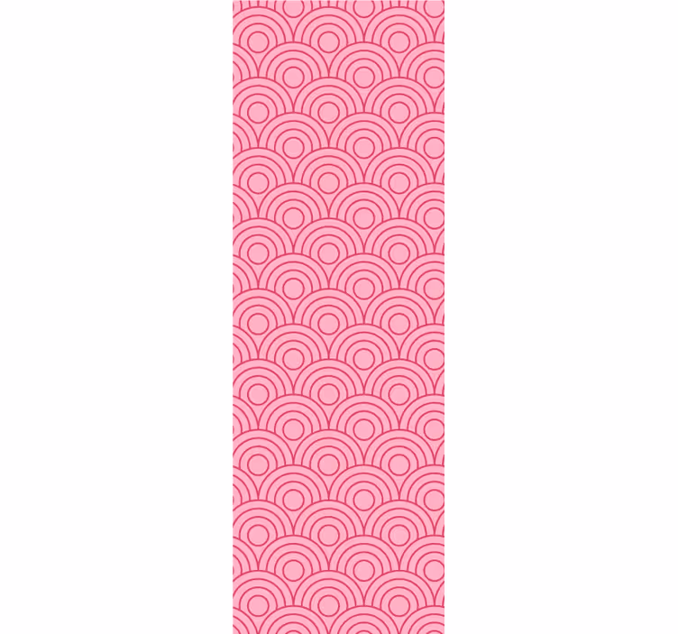 Childrens blind in dark and light pink shape - TenStickers