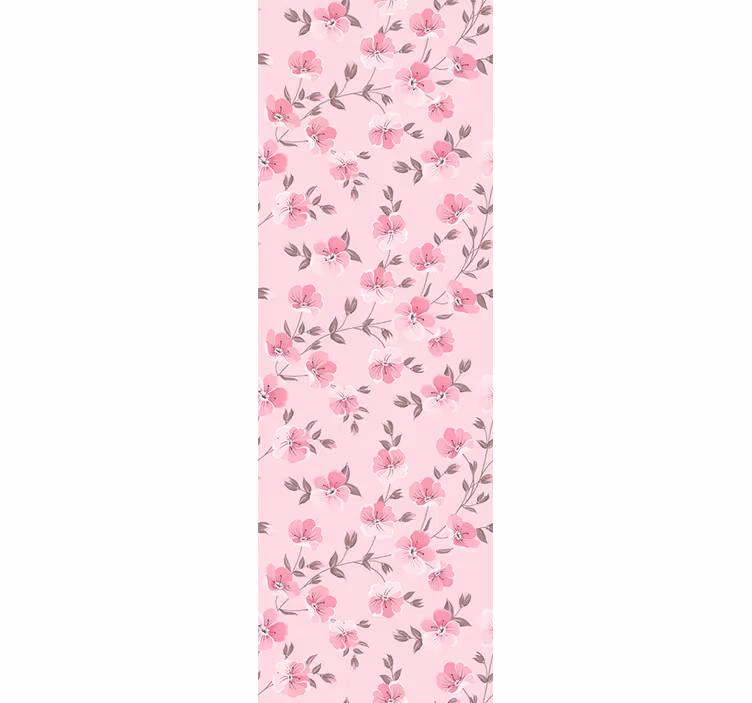 Childrens blind cute pink flowers - TenStickers