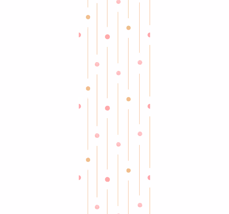 Childrens blind with colorful dotted lines - TenStickers